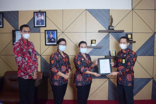 Dapur Rutan Pekanbaru Peroleh Sertifikat Laik Hygiene Sanitasi Jasaboga dari Dinkes Pekanbaru